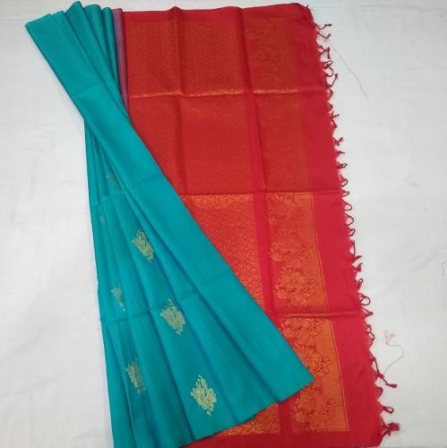 SOFT SILK SAREE WITH BLOUSE